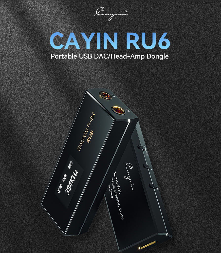 Cayin RU6: R-2R USB-C DAC/Amp Dongle - MusicTeck