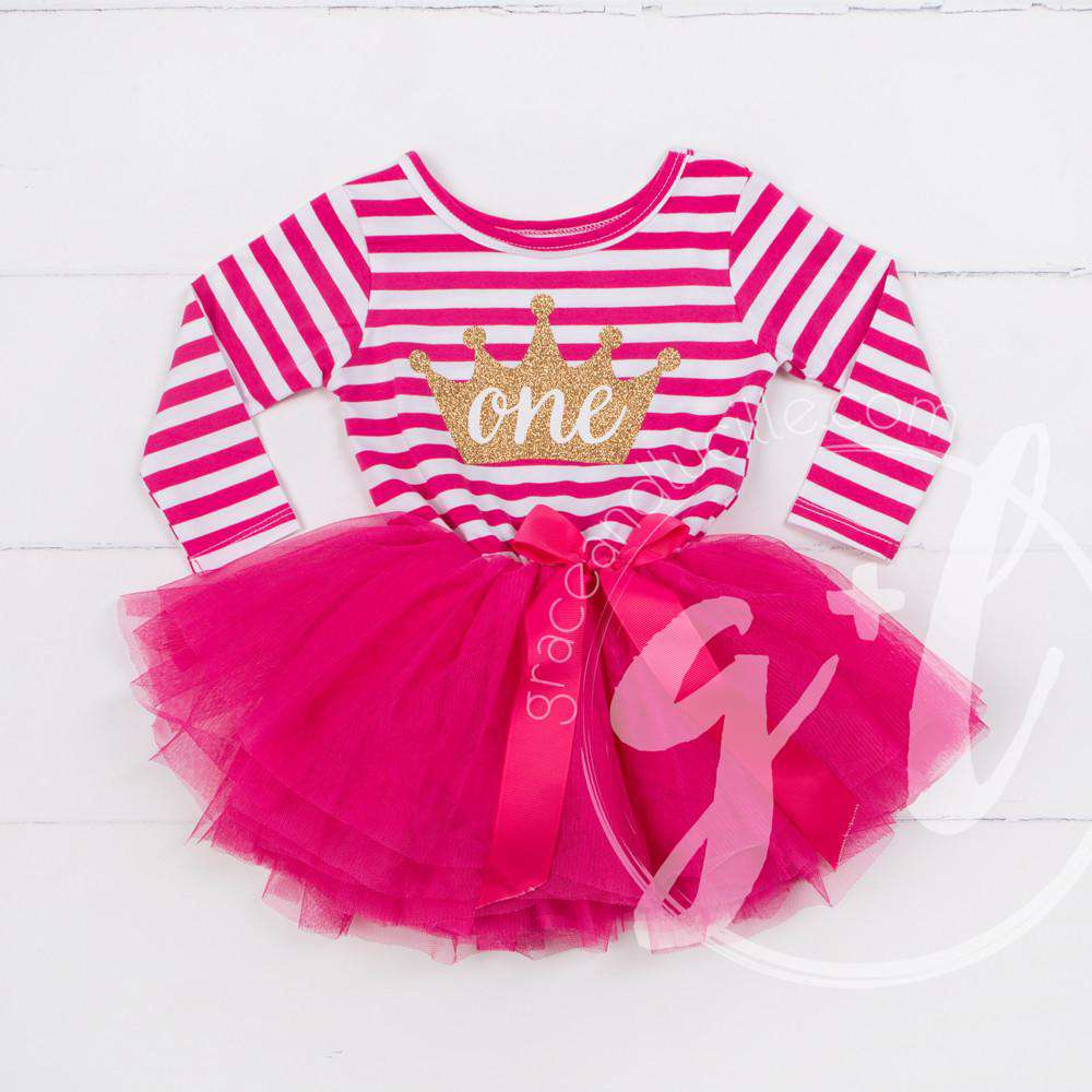 1st Birthday Dress Outfit, First, Baby's first, Party, tutu, princess ...