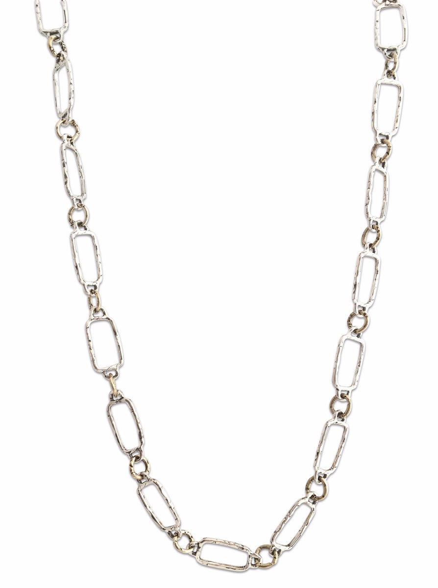 Hand Cast Sterling Chain Necklace – Relica