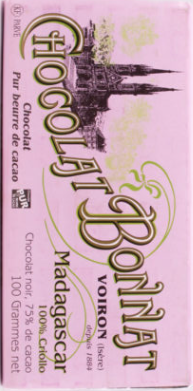 Bonnat 75%  Madagascar Criollo Dark Chocolate Bar