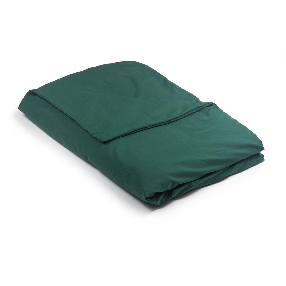 Green Cool Cotton Weighted Blanket for anxiety & sleep|Made in USA