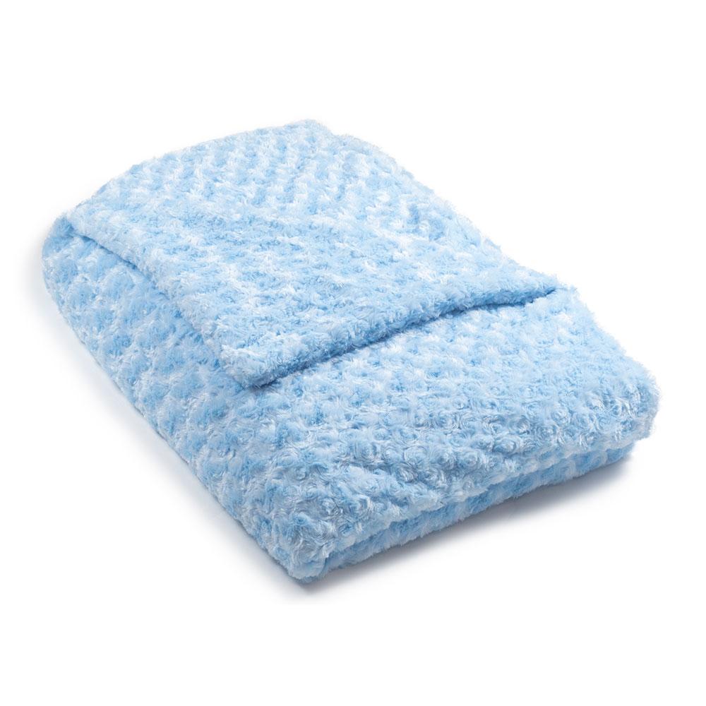 Baby Blue Weighted Blanket in Soft Fabric for Anxiety | Made in USA
