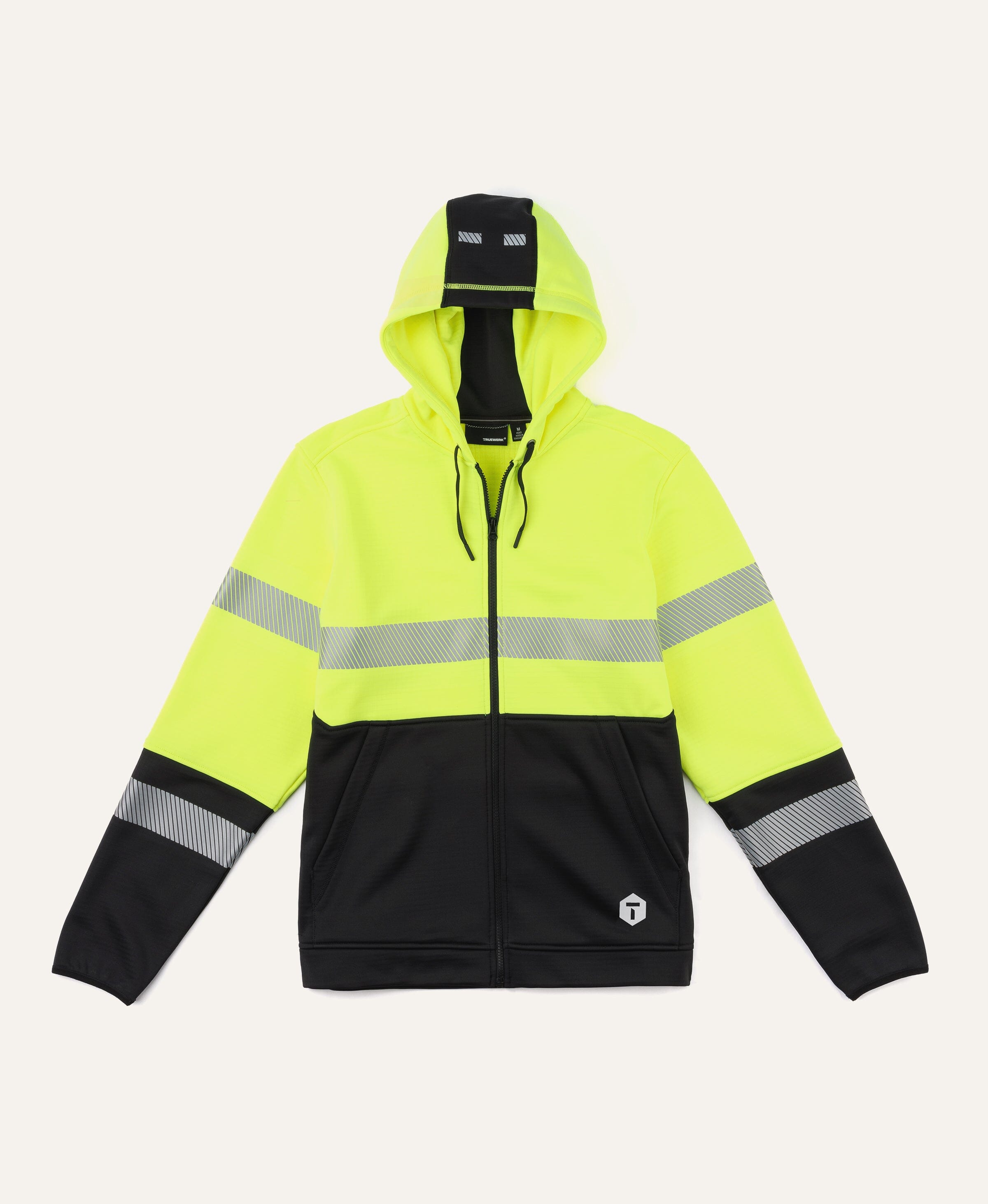 Men's Workwear Fleece Hi- Vis| Performance Hoodie | Truewerk