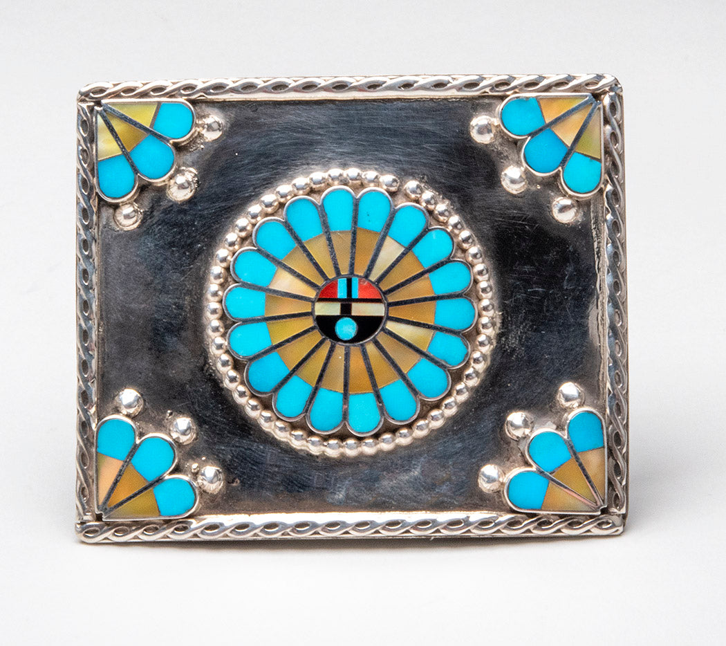 Iconic Sunface Belt Buckle Keshi The Zuni Connection