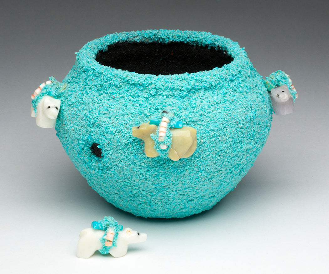 Fetish Pot With Bears