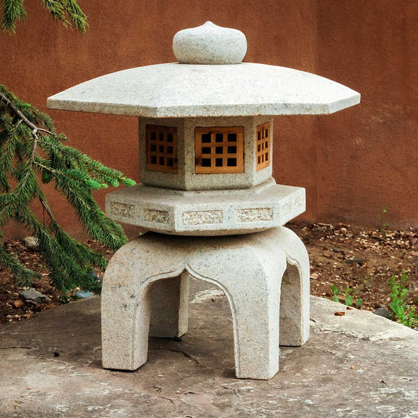 Antique Yukimi Lantern | Japanese Stone Lanterns | Stone Forest