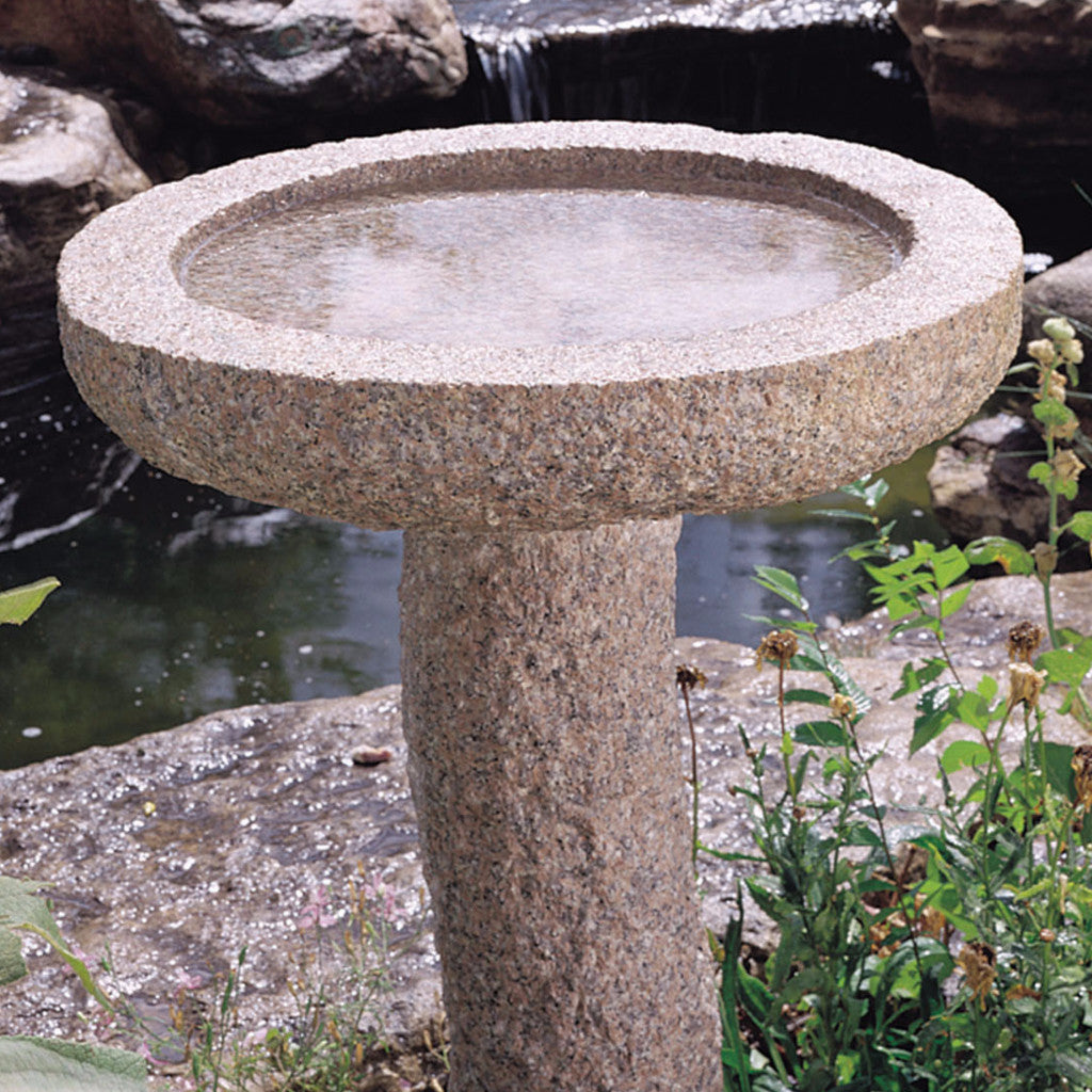 Rough Birdbath - Stone Forest