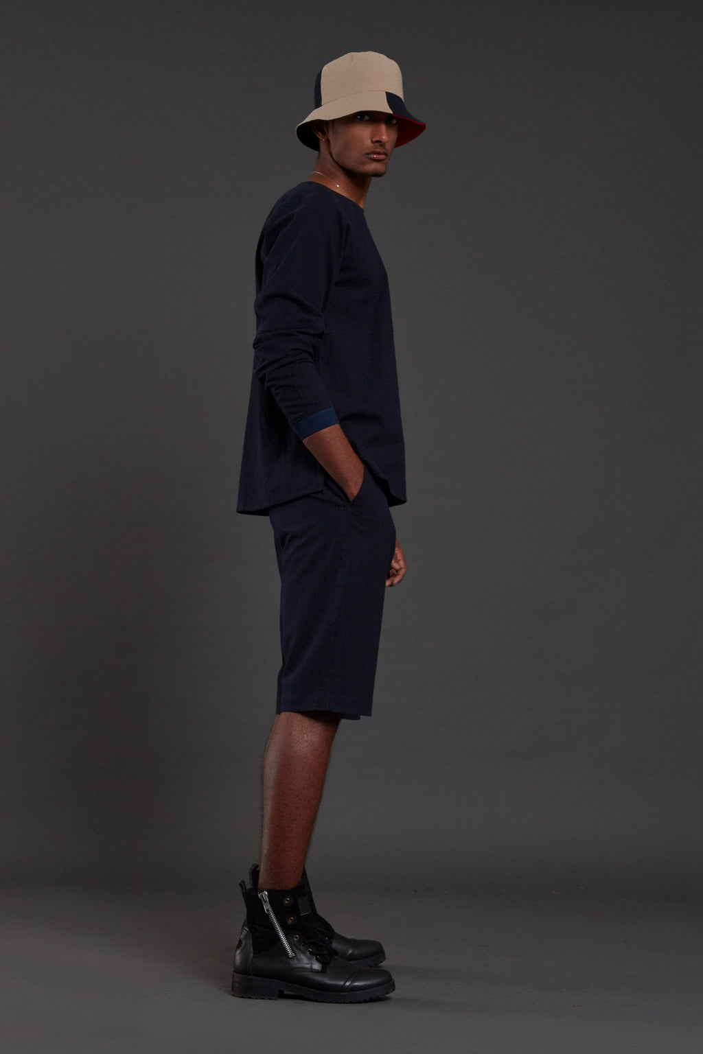 African Print Mourouba (Navy-blue) Pants-Baggy – Kadjoe Design