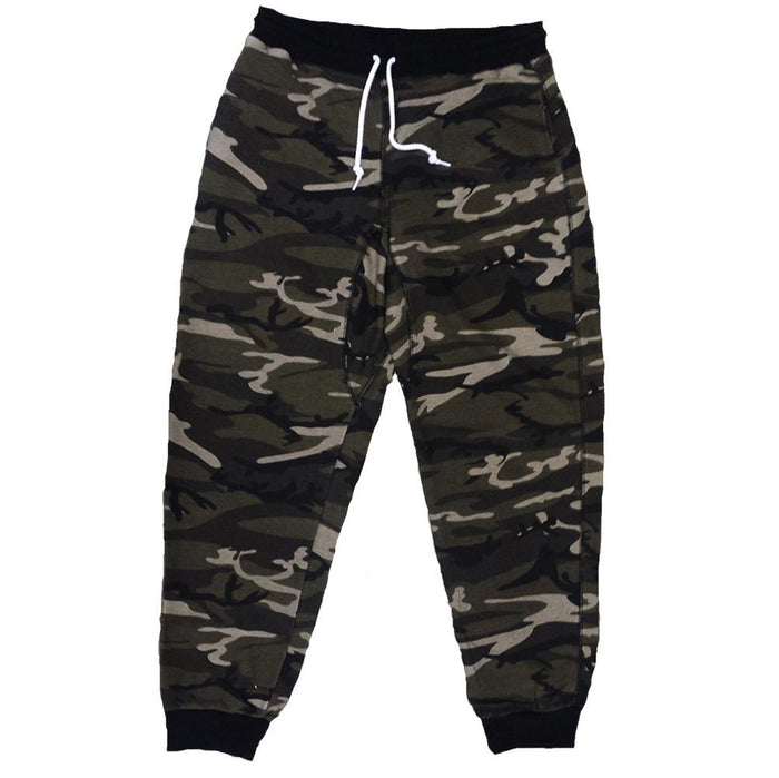 green camo joggers