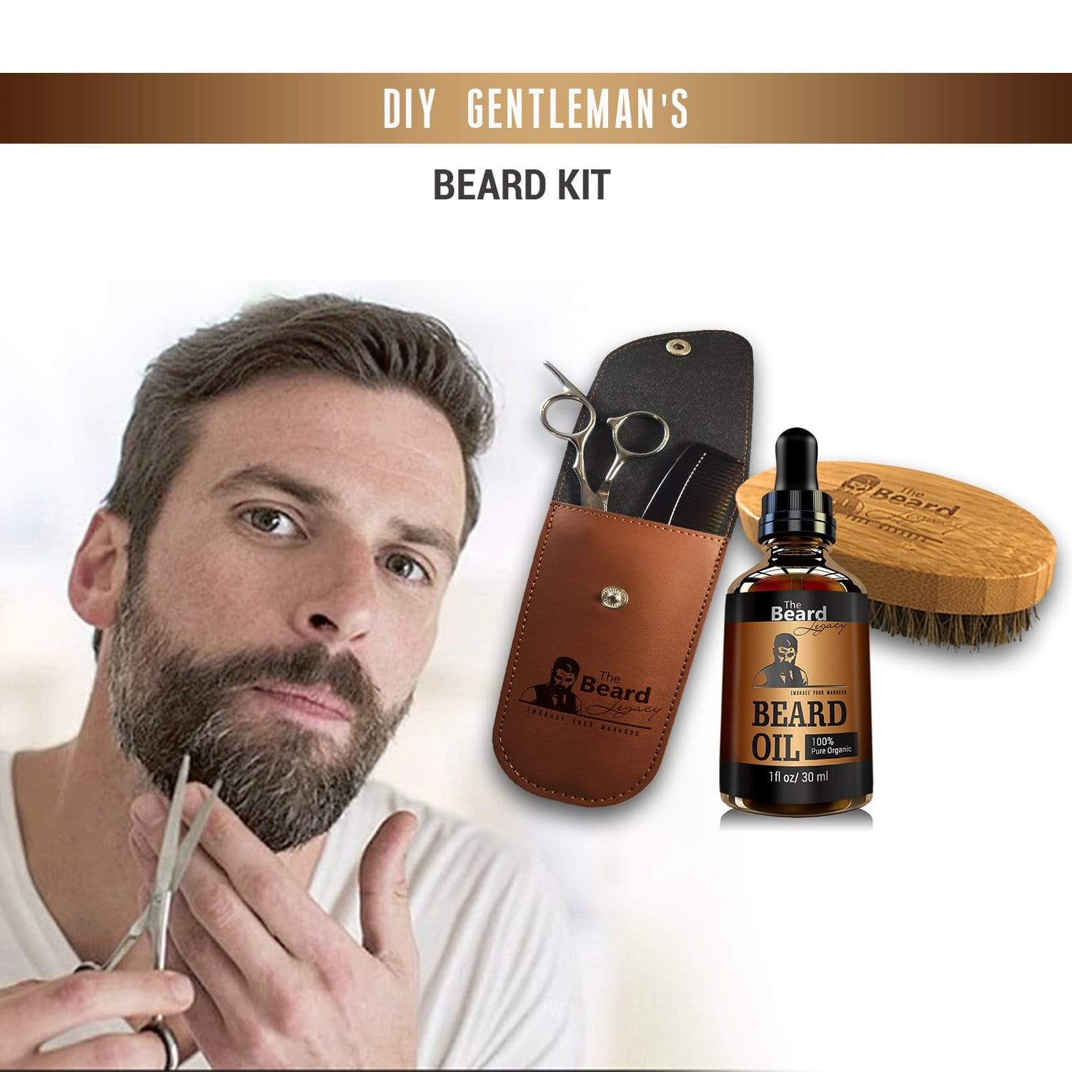 The Beard Legacy A Complete Beard Grooming Kit For Men 5834