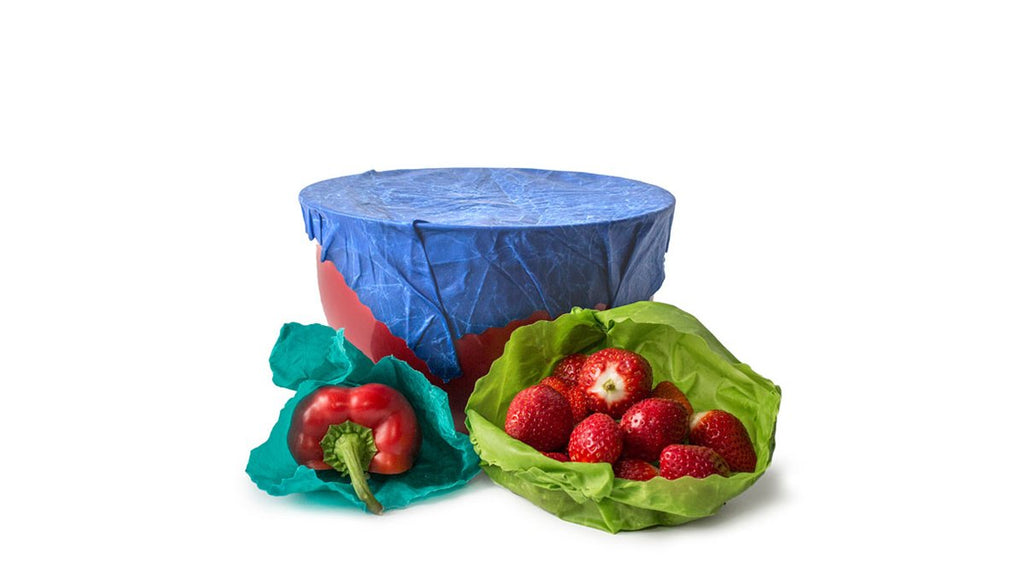 Produce and Bowl Covered in Etee Wraps