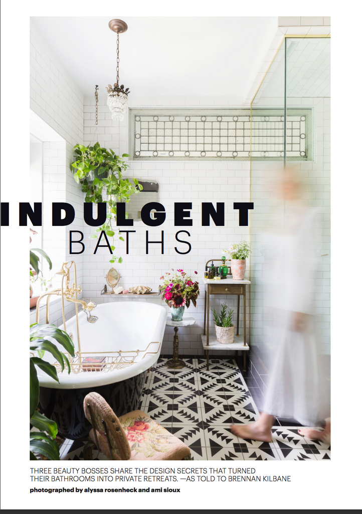 Allure's Indulgent Baths Feature with Jen Auerbach