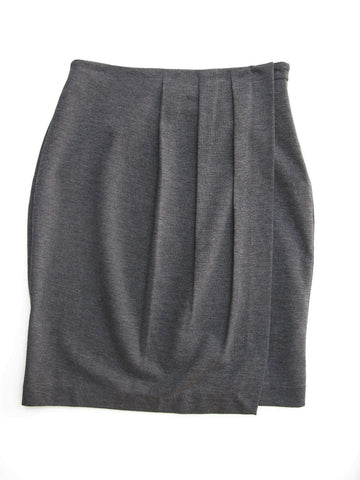 Wrap Skirt Banana Republic Pleated Front Ponte Knit Pencil Skirt 2