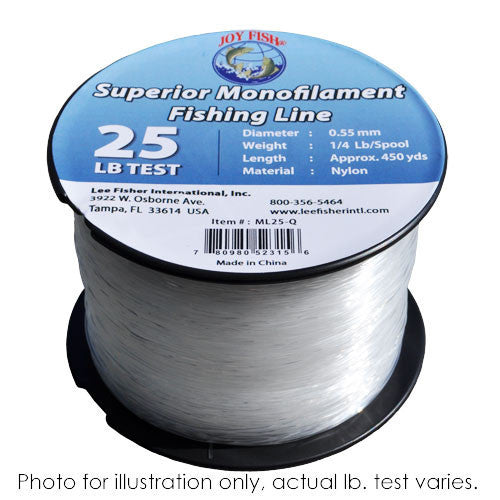 black mono fishing line