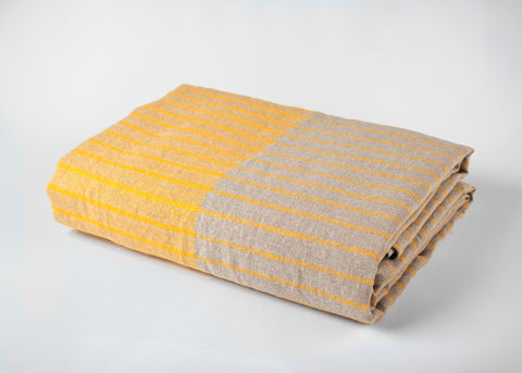 linen beach blanket