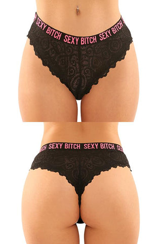 Plus Size Sexy Bitch Panty Pack