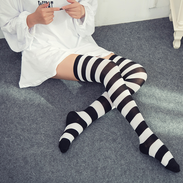 Kawaii stripes stockings SE8931 – SANRENSE