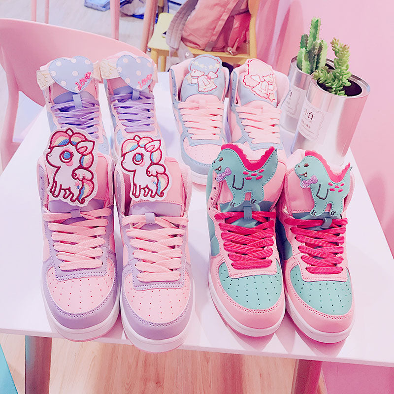 Cute Gemini Love Pony Shoes Sneakers 