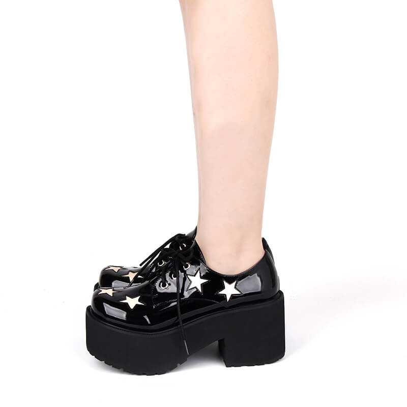 goth platform shoes