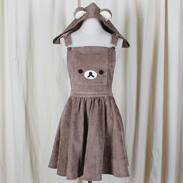 bear overall dress