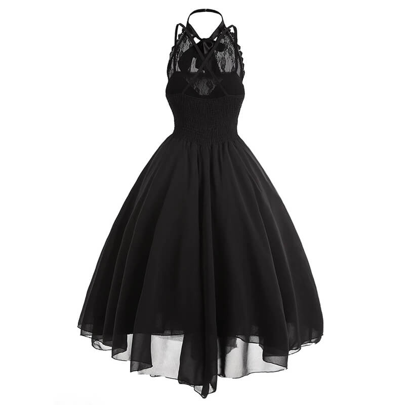 Retro Lace Chiffon Dresses SE20553 – SANRENSE