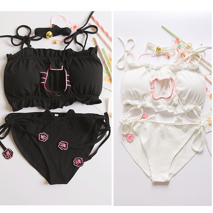 Cute Kawaii Cats Lingerie Suits Se6306 – Sanrense