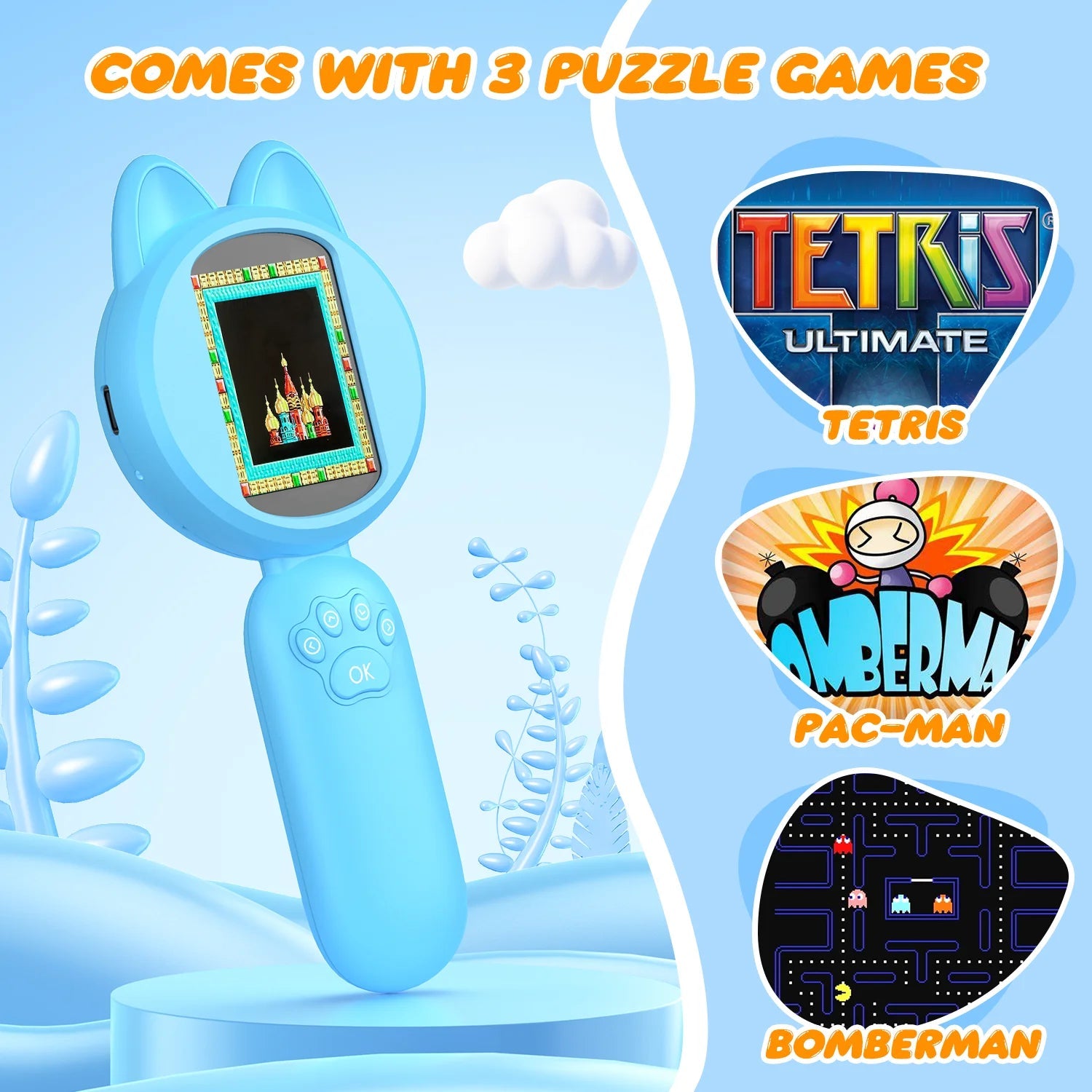 Digital Handheld Microscope with IPS Screen & LED – Kids STEM Tool Trikidsworld