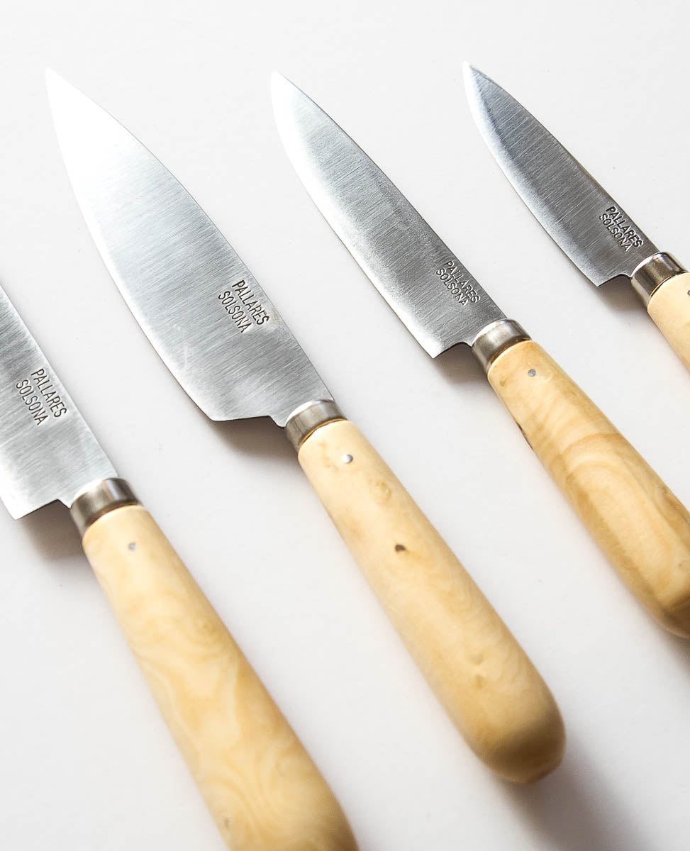 Handmade Carbon Steel Kitchen Knives Kettle Brine