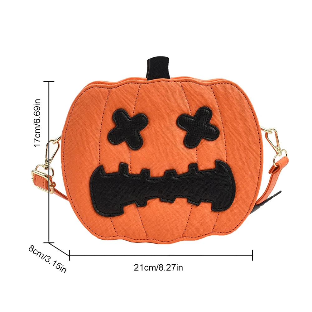 Stylish Halloween Satchel Bag with Bat Wing Design - Image 9