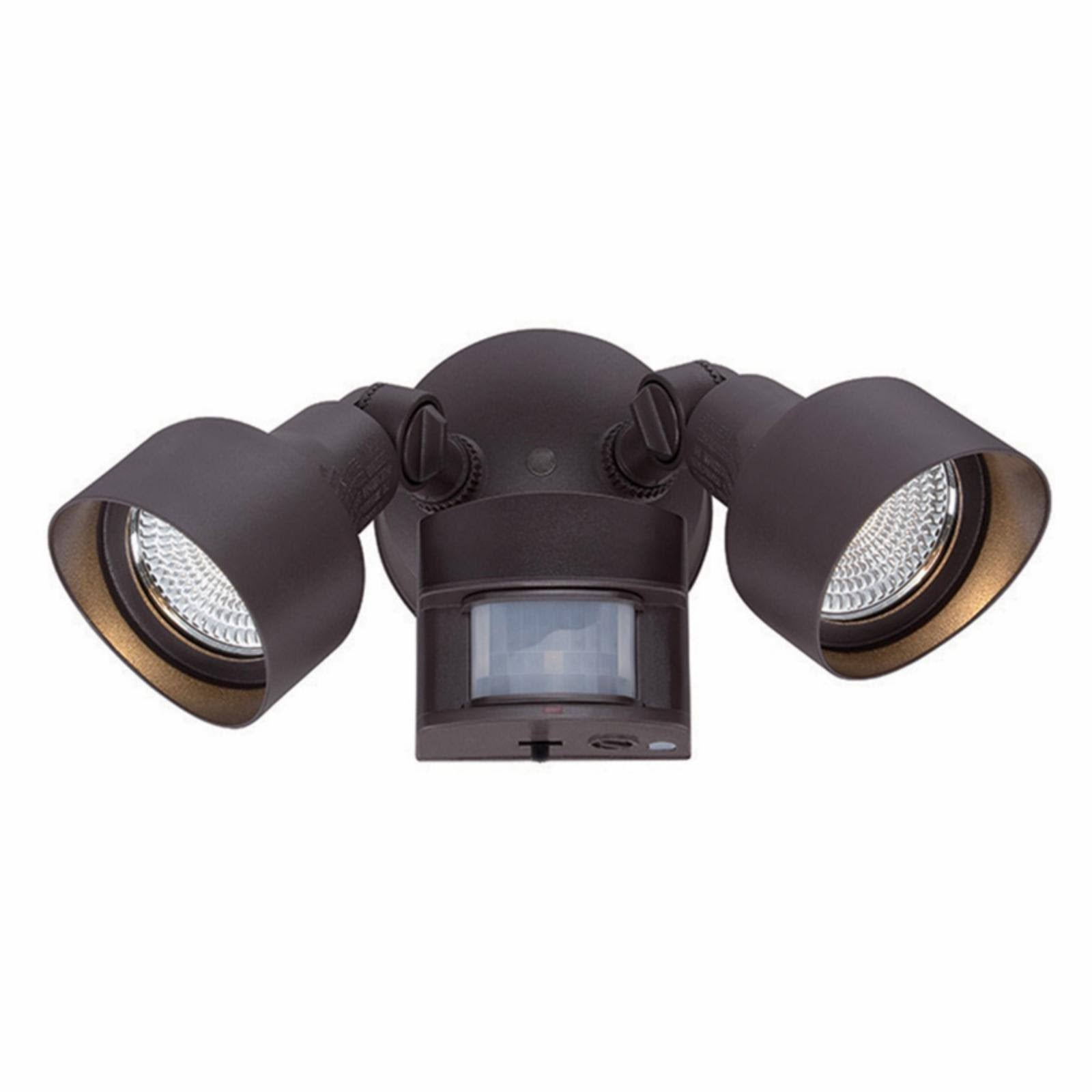 Acclaim Lighting Motion Activated LED Floodlights Collection 2-Light Outdoor Architectural Bronze Light Fixture ILC1_H7RVF40