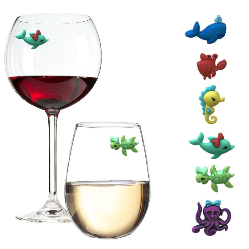 Under the Sea | Animal Themed Wine Charms | Simply Charmed