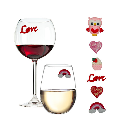 Valentines Heart Wine Tumbler - Groovy Girl Gifts