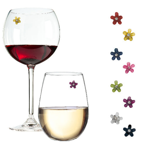 Elements, Swarovski Crystal Wine Charms