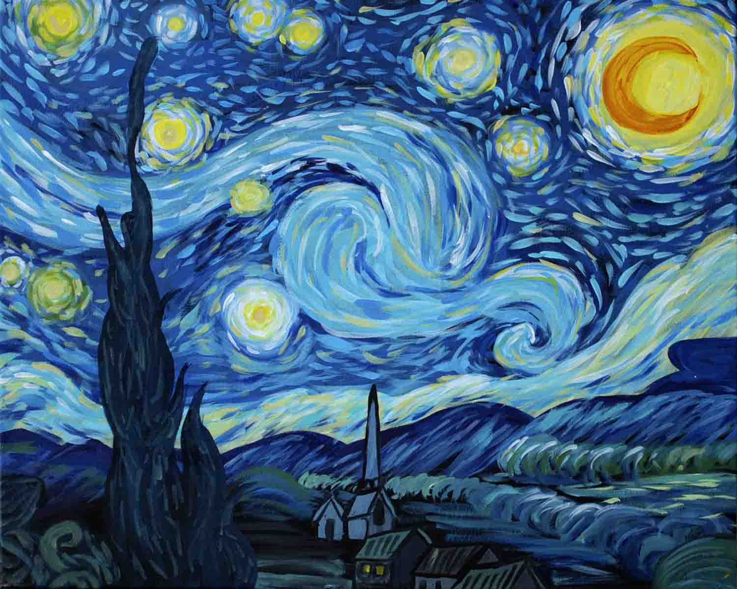 Ночь оригинал. Ван Гог Starry Night. Starry Night 1889 Vincent van Gogh. Starry Night van Gogh картина. Van Gogh Painting Starry Night.