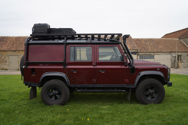 Land Rover Defender 110 Roll Cage Roof Rack Snorkel Fitting Service
