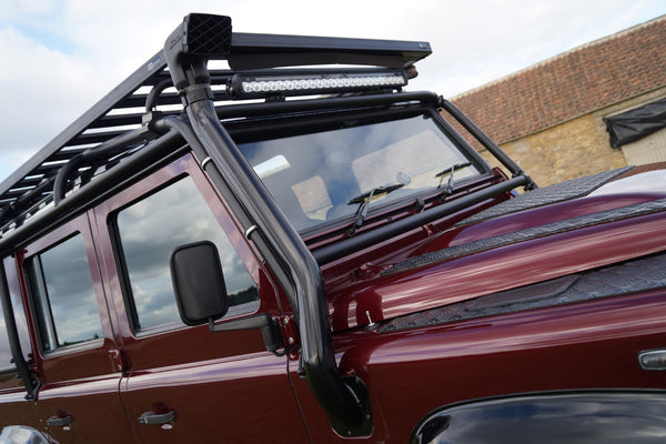 Land Rover Defender 110 Roll Cage Roof Rack Snorkel Fitting Service