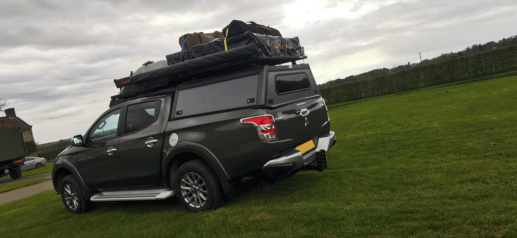 Mitsubishi L200 Darche Roof Tent and Vehicle Awning