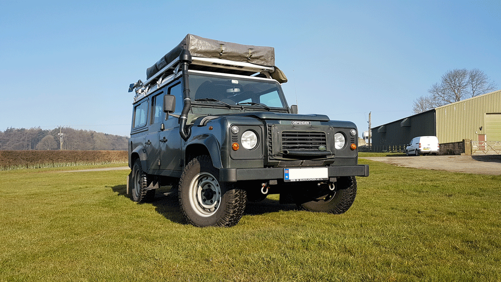 Land Rover Defender 110 CSW Vehicle Prep ARB Air Lockers Compressor Split Charge Winch and Bumper Yorkshire Trek Overland