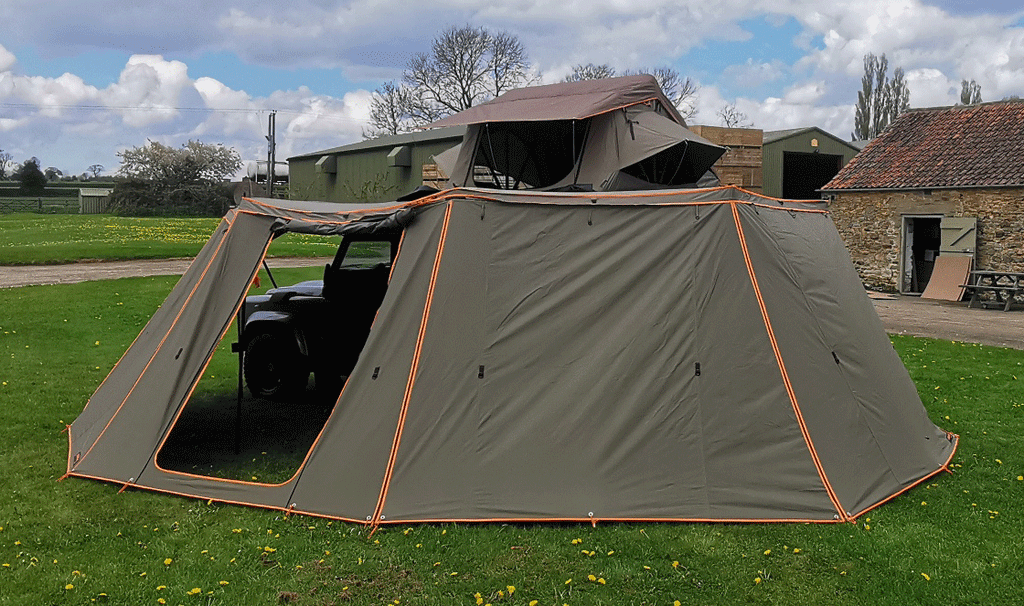 Darche Roof Tent and Awning - Land Rover Defender 110 - Trek Overland