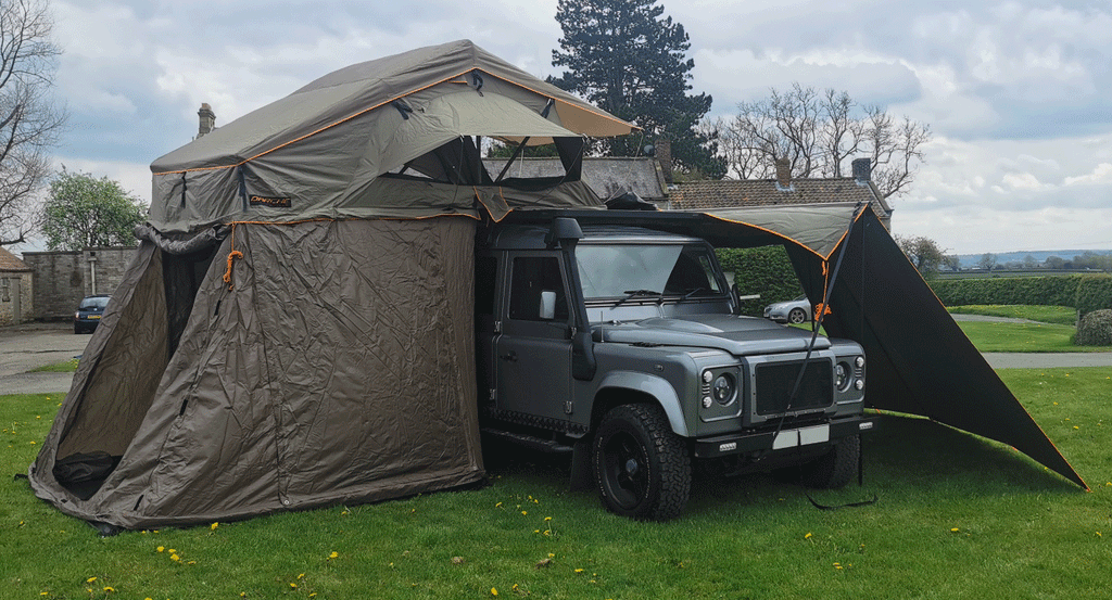 Darche Roof Tent and Awning - Land Rover Defender 110 - Trek Overland