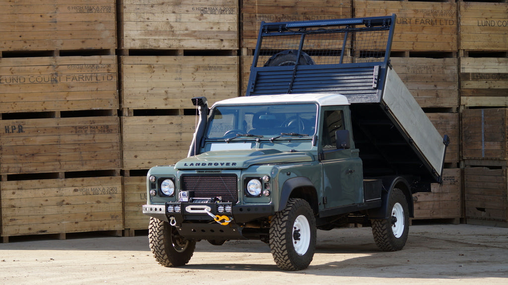 Land Rover Defender 110 Tipper - The Ultimate Work Horse - Trek Overland Expedition and Offroad Vehicle Specialists
