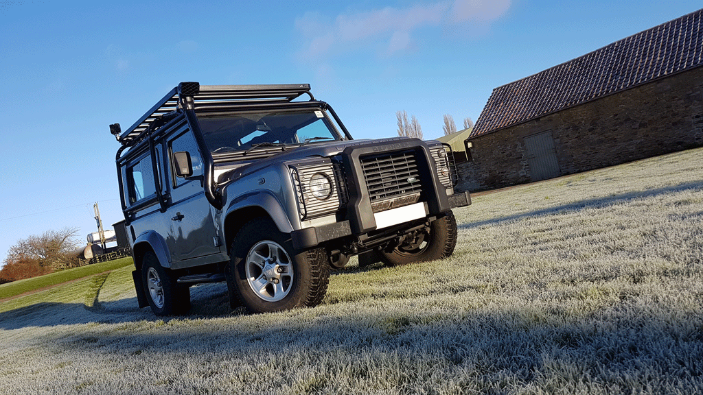 Land Rover Defender Roll Cage and Roof Rack Fitting Yorkshire UK - Trek Overland