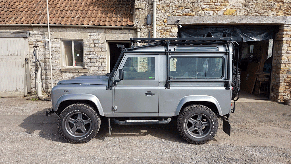  Land Rover Defender 90 Roof Rack Roll Cage TentBox Awning