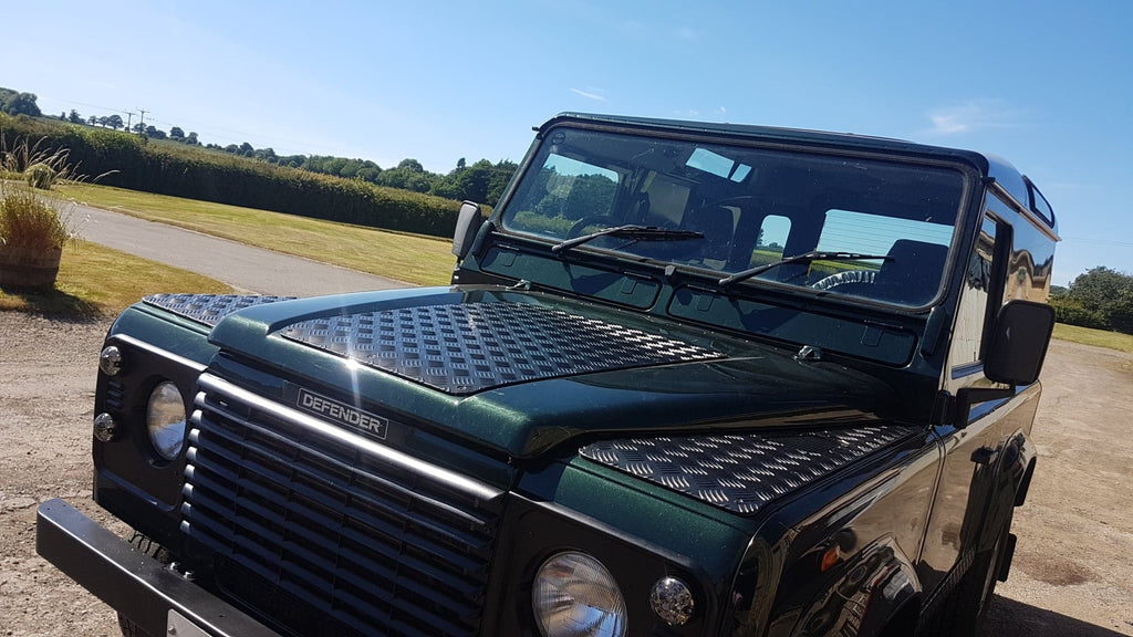 Land Rover Defender 90 Chequer Plate Yorkshire UK Trek Overland - Patriot Products