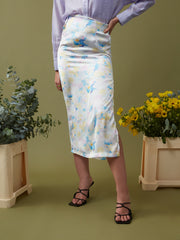 Trading Petals Midi Skirt
