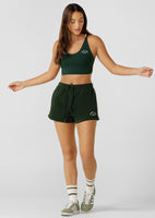 Lorna Jane Lotus Limited Edition Weekender Shorts - Dark Green Image # 3