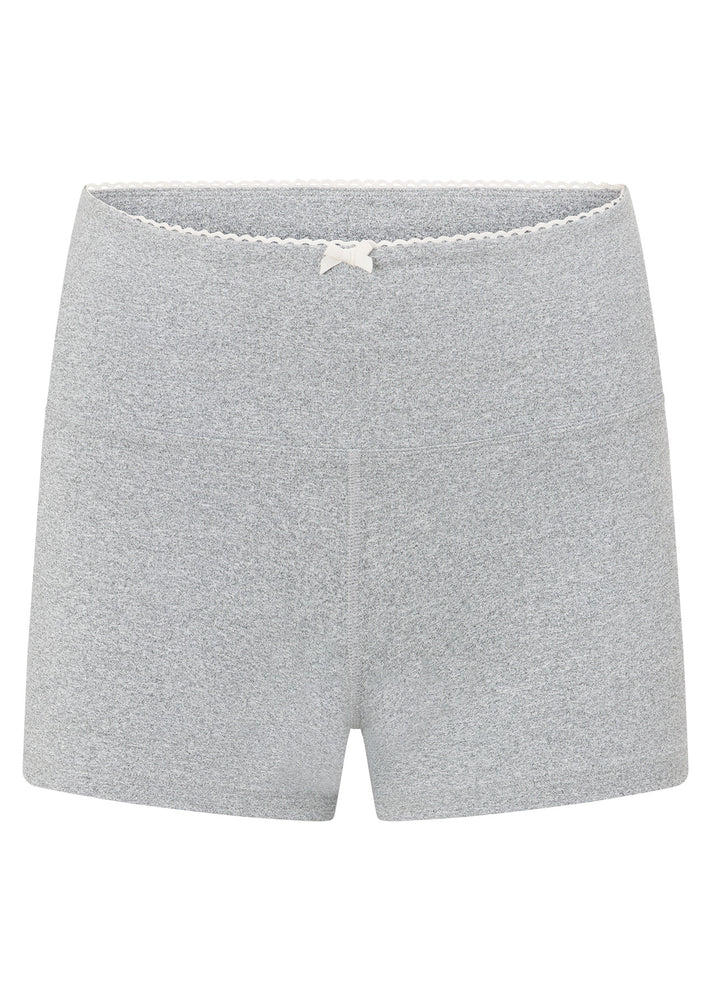 Lorna Jane Rest Days Cheeky Bike Shorts - Grey Marl Image # 5