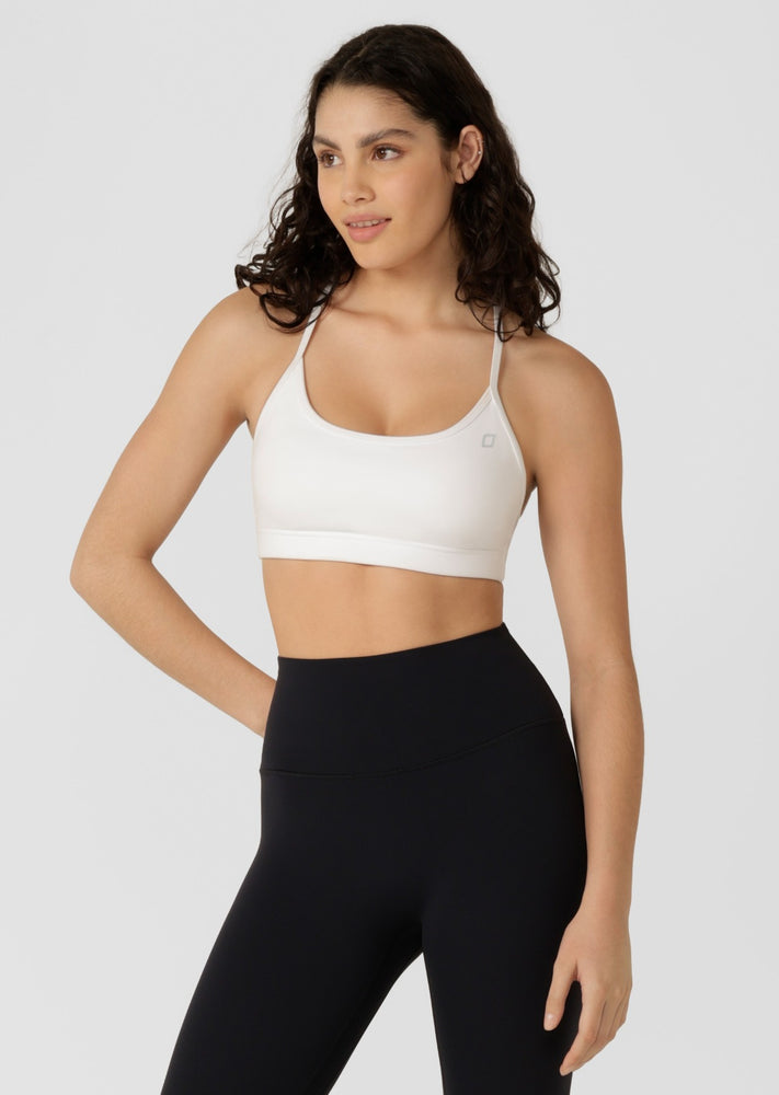 Lorna Jane Sammy Sports Bra - White Recycled Image # 1