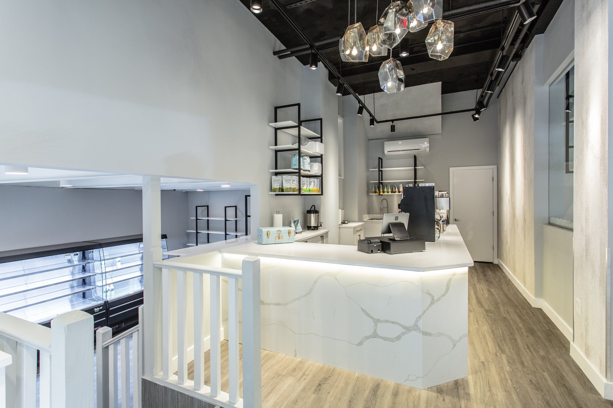 Ocean Blu Designs - Commercial Interior Designers for Cafe Bark NYC Dog Cafe and Pet Store Boutique