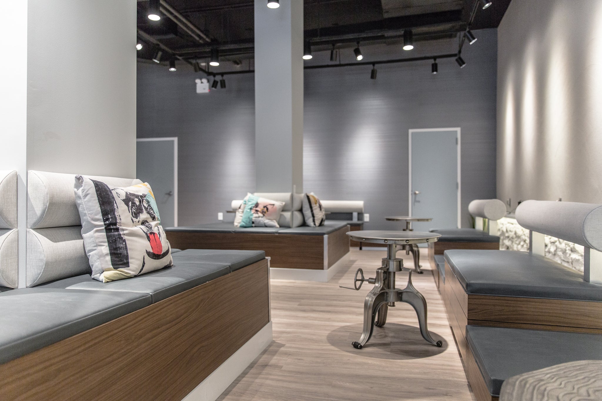 Ocean Blu Designs - Commercial Interior Designers for Cafe Bark NYC Dog Cafe and Pet Store Boutique